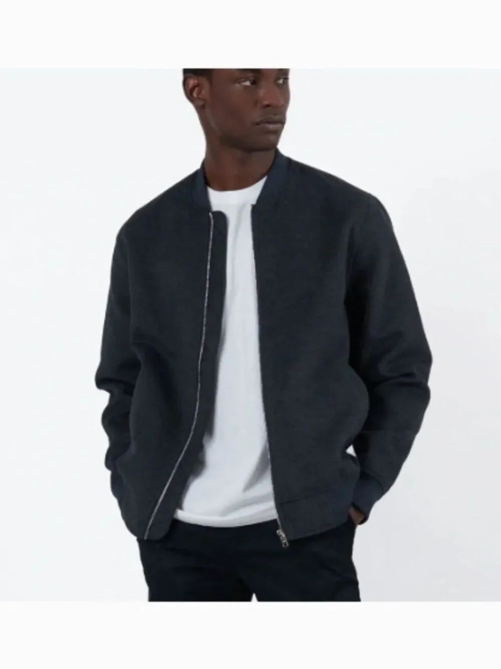 NWOT FIVEFOUR LA Chamonix Bomber Jacket in Cashmere Size M